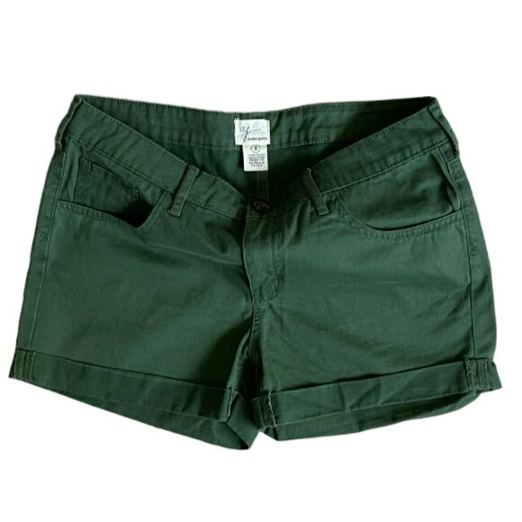 Andrea Jovine Shorts green 3" inseam size 8 - Picture 4 of 5